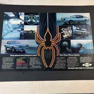 Monza Spyder Magazine AD, ready for framing 19 1/2x14