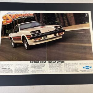 Monza Spyder Magazine AD, ready for framing 18 3/4x13 3/4