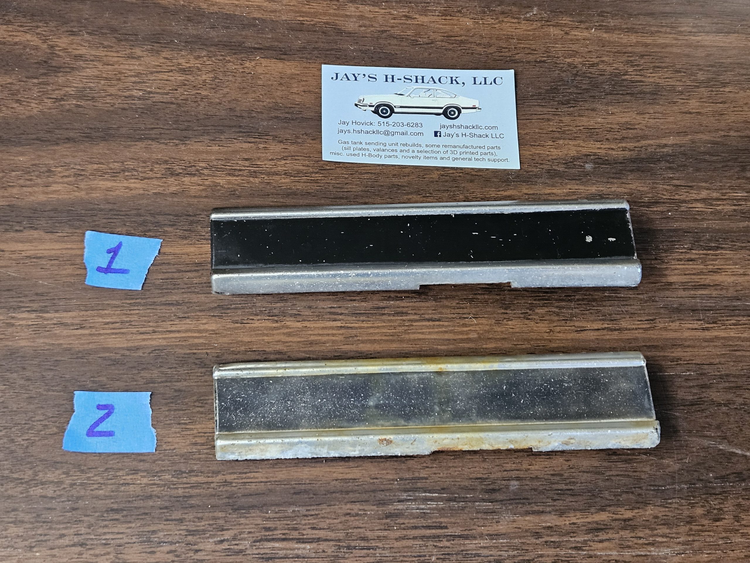 Lower Outer Trim Passenger Side Rear Quarter 74-77 Vega/Astre