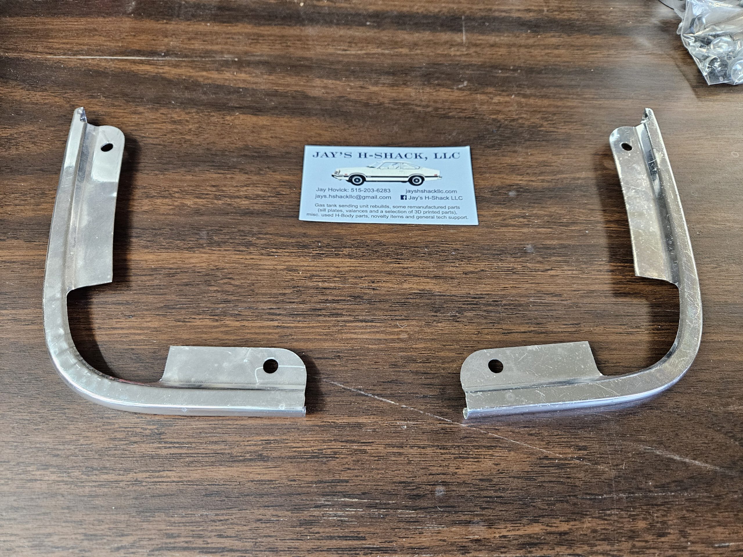 Lower Headlight Trim NOS for 76-77 Vega