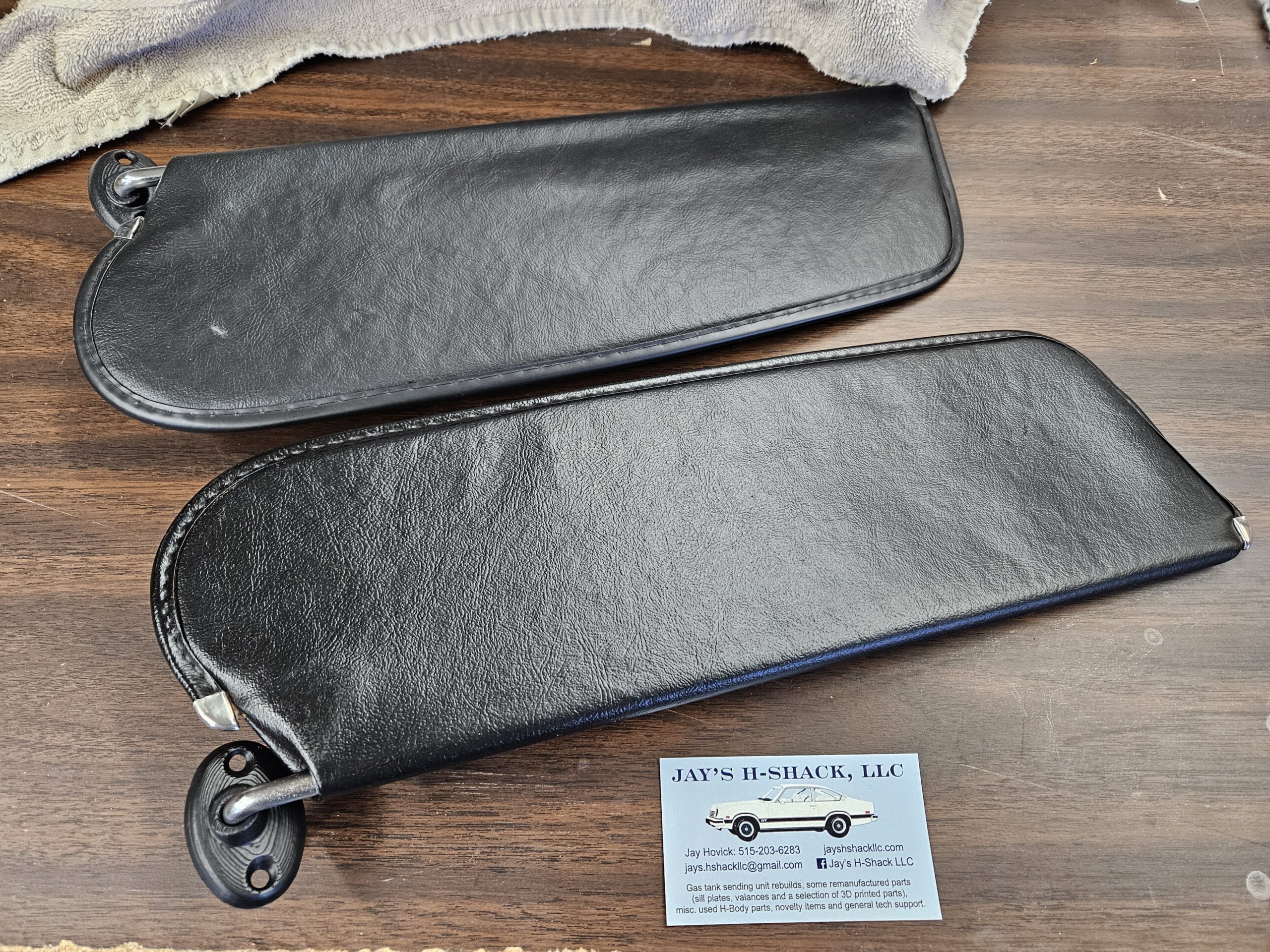 Vega Sun Visors w/new mounts