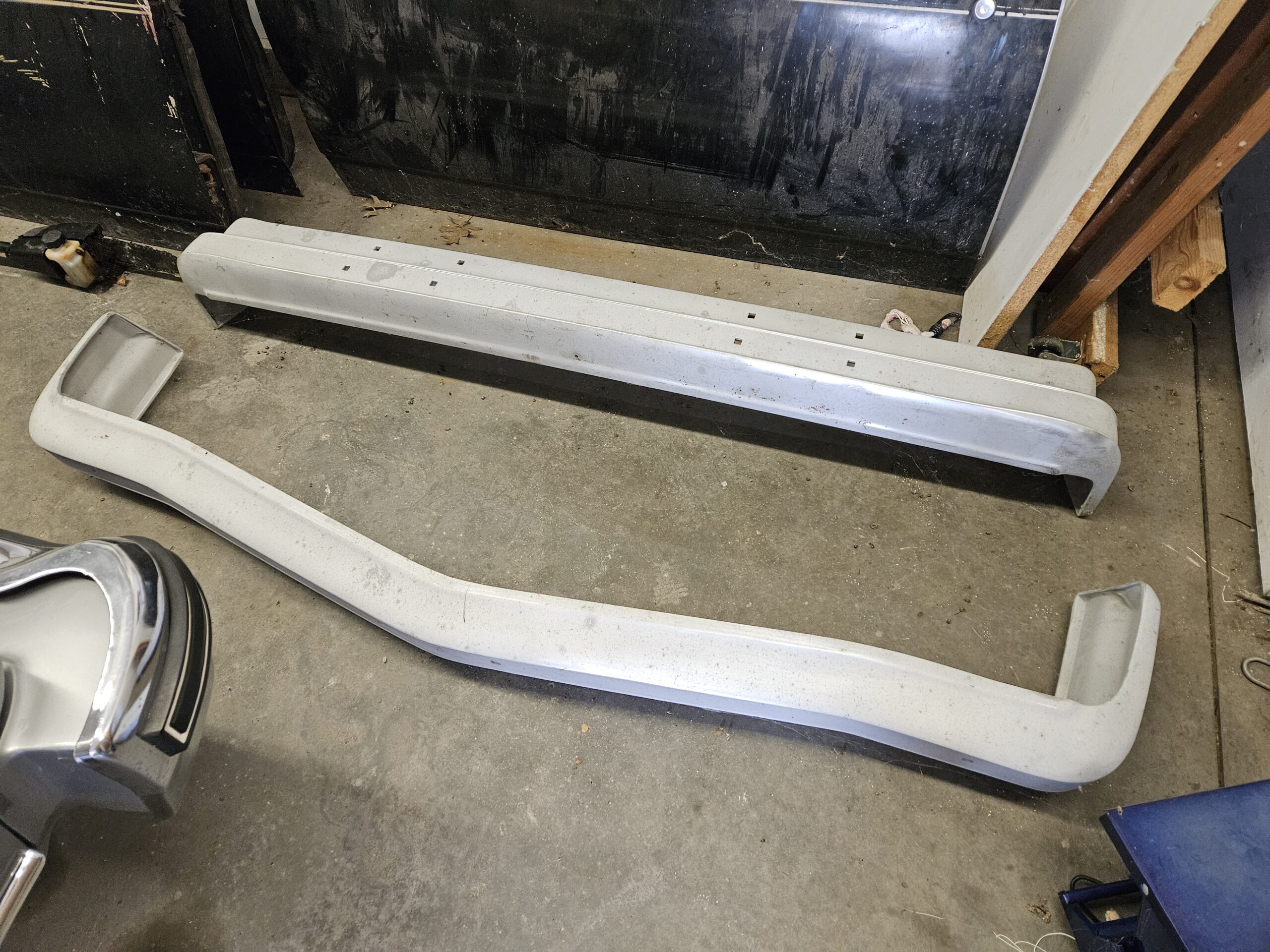 Vega Front Bumpers 74-77 anodizing stripped (local pickup only)