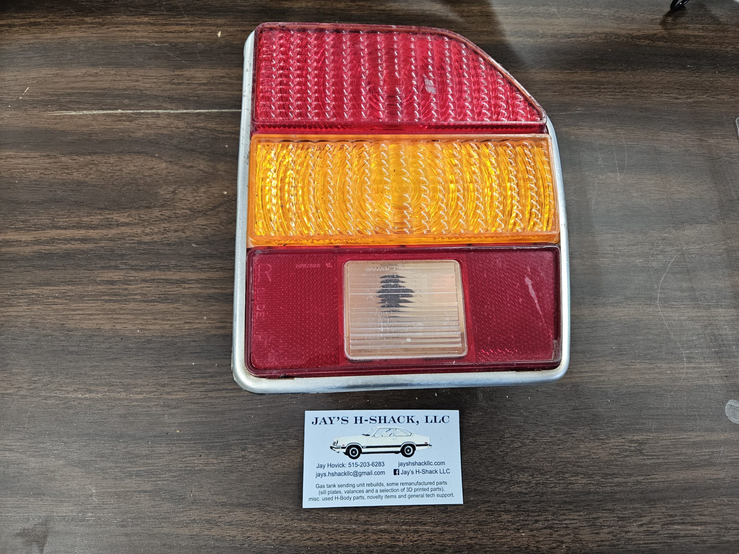 76-77 Vega Tail Light Passenger Side